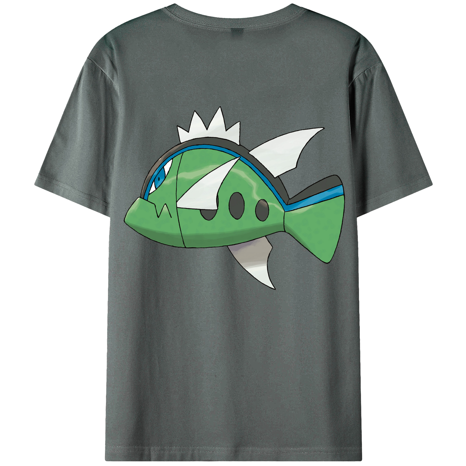 （画像用） ポケットモンスター Pokémon 綿100％ メンズ半袖Tシャツ（バックプリント） 通気性